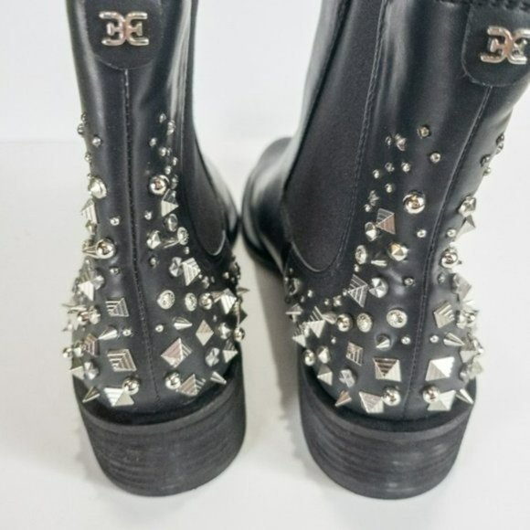 Sam Edelman Black Dover Embellished Chelsea Bootie Black -8.5 - Picture 11 of 11